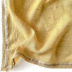 Paro Unstitched Suit Unstitched Suit Golden Yellow Linen Suit Set