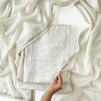 Paro Unstitched Suit Unstitched Suit Natural White Linen Suit Set