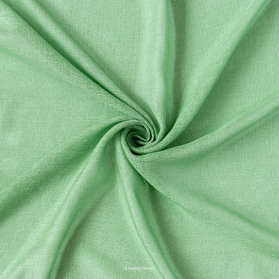 Poly Jute Fabric Cut Piece 1 MTR (CUT PIECE) Light Green Color Poly Jute Fabric (Width 44 Inches)