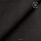 Premium Linen Fabric Cut Piece Carbon Black Linen Cut Piece