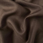 Premium Linen Fabric Cut Piece (CUT PIECE) Chocolate Brown Plain Premium 60 Lea Pure Linen Shirting Fabric (Width 58 Inches)