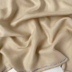 Premium Linen Fabric Cut Piece (CUT PIECE) Tuscan Beige Plain Premium 60 Lea Pure Linen Shirting Fabric (Width 58 Inches)