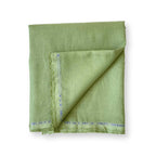 Premium Linen Fabric Cut Piece Light Olive Linen Cut Piece