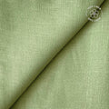 Premium Linen Fabric Cut Piece Light Olive Linen Cut Piece