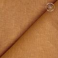 Premium Linen Fabric Cut Piece Mud Brown 60 LEA Linen Cut Piece