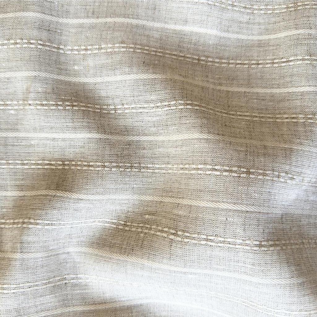 Premium Linen Fabric Cut Piece Natural Grey & Beige Linen Cut Piece
