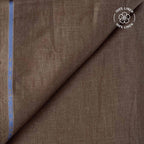 Premium Linen Fabric Fabric Chocolate Brown 60 LEA Linen Fabric