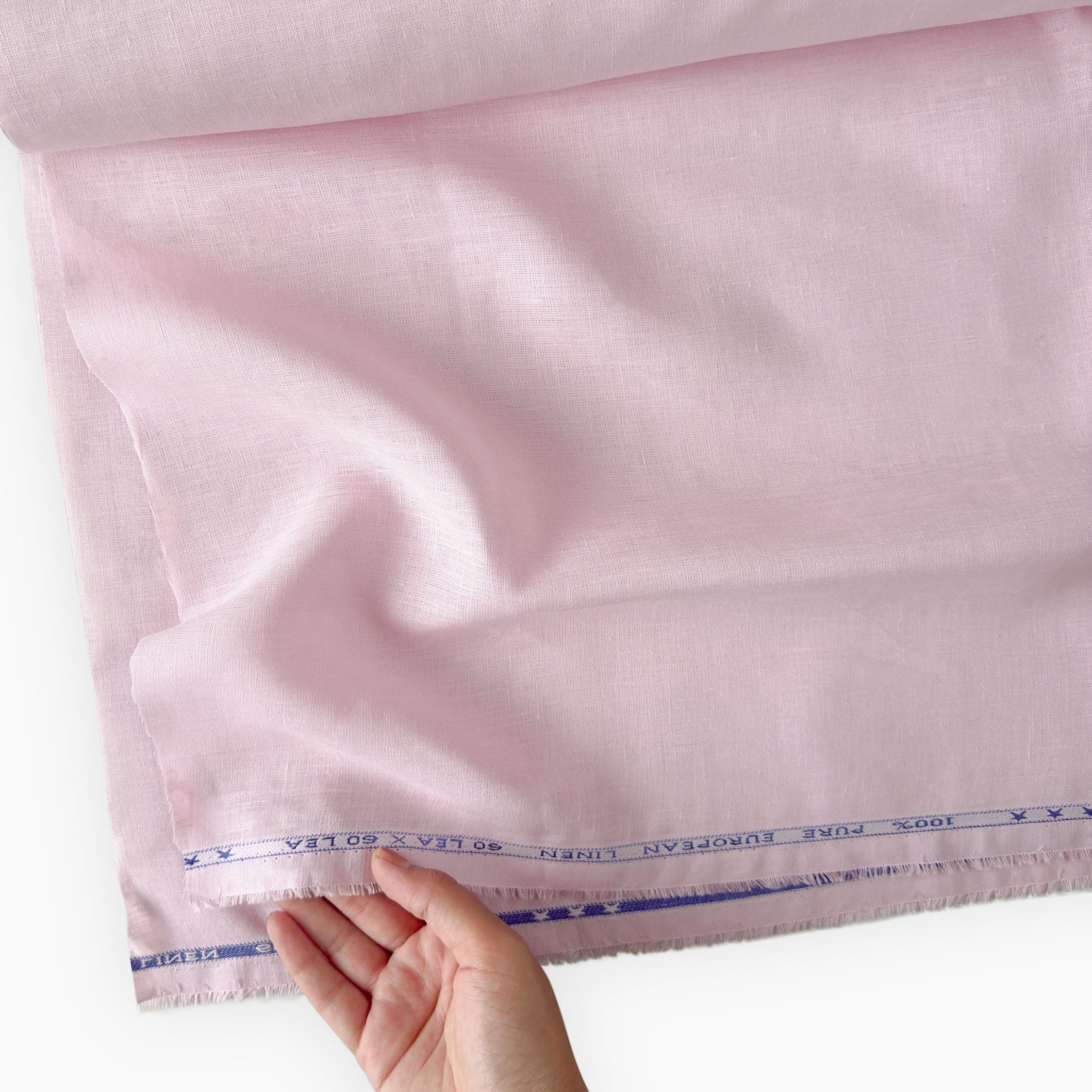 Premium Linen Fabric Fabric Cotton Candy 60 LEA Linen Fabric