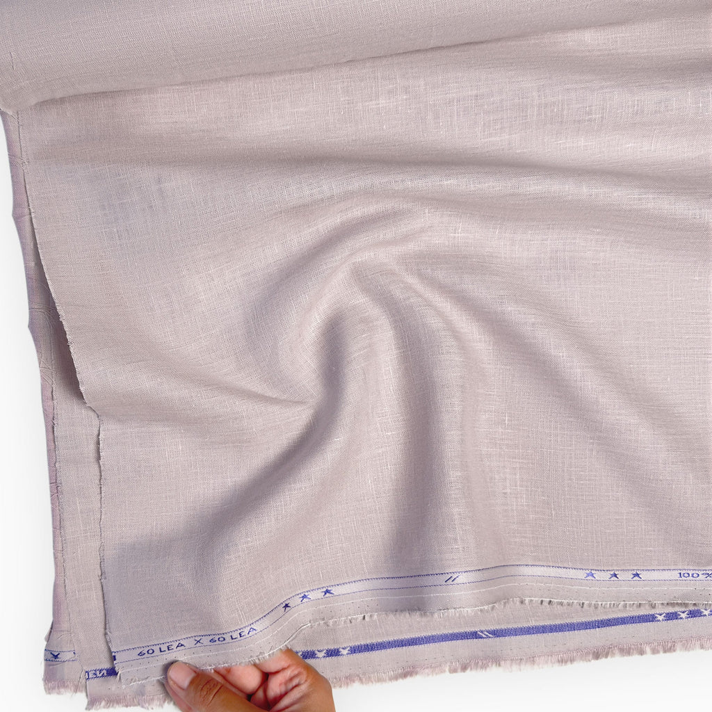 Premium Linen Fabric Fabric Dusty Lilac 60 LEA Linen Fabric