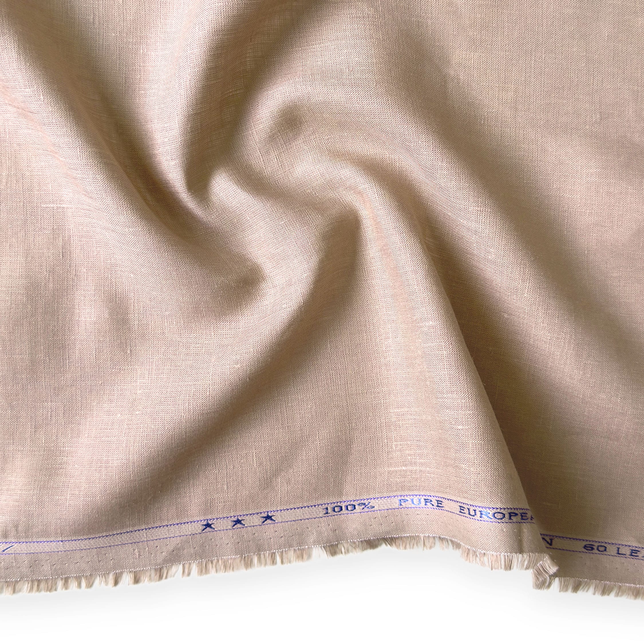 Premium Linen Fabric Fabric Dusty Rose 60 LEA Linen Fabric