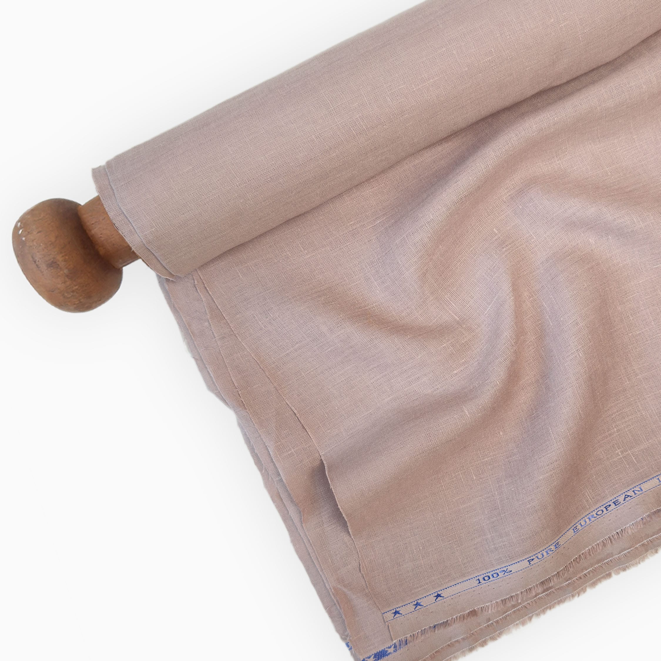 Premium Linen Fabric Fabric Dusty Rose 60 LEA Linen Fabric