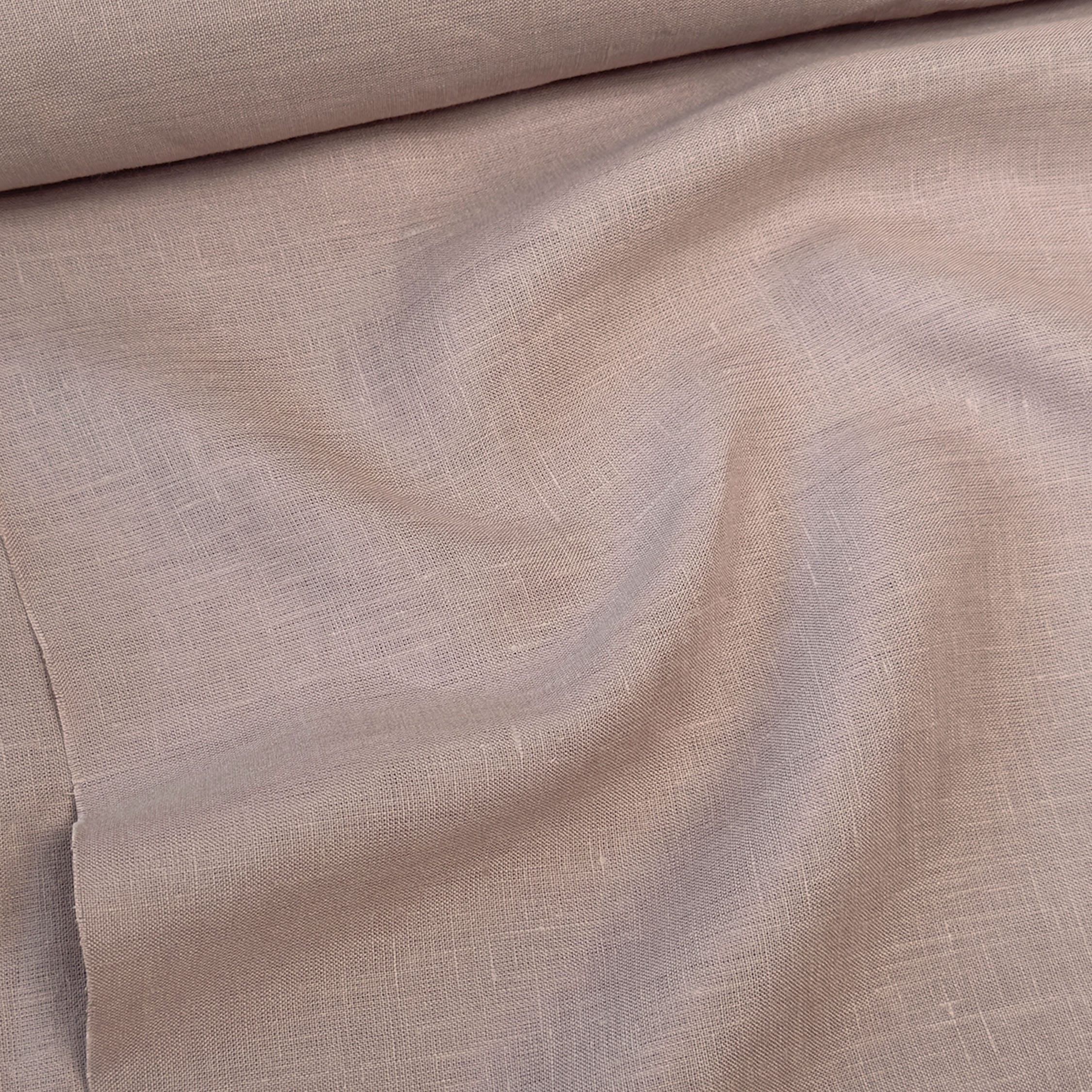Premium Linen Fabric Fabric Dusty Rose 60 LEA Linen Fabric