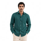 Premium Linen Fabric Fabric Emerald Green 60 LEA Linen Fabric