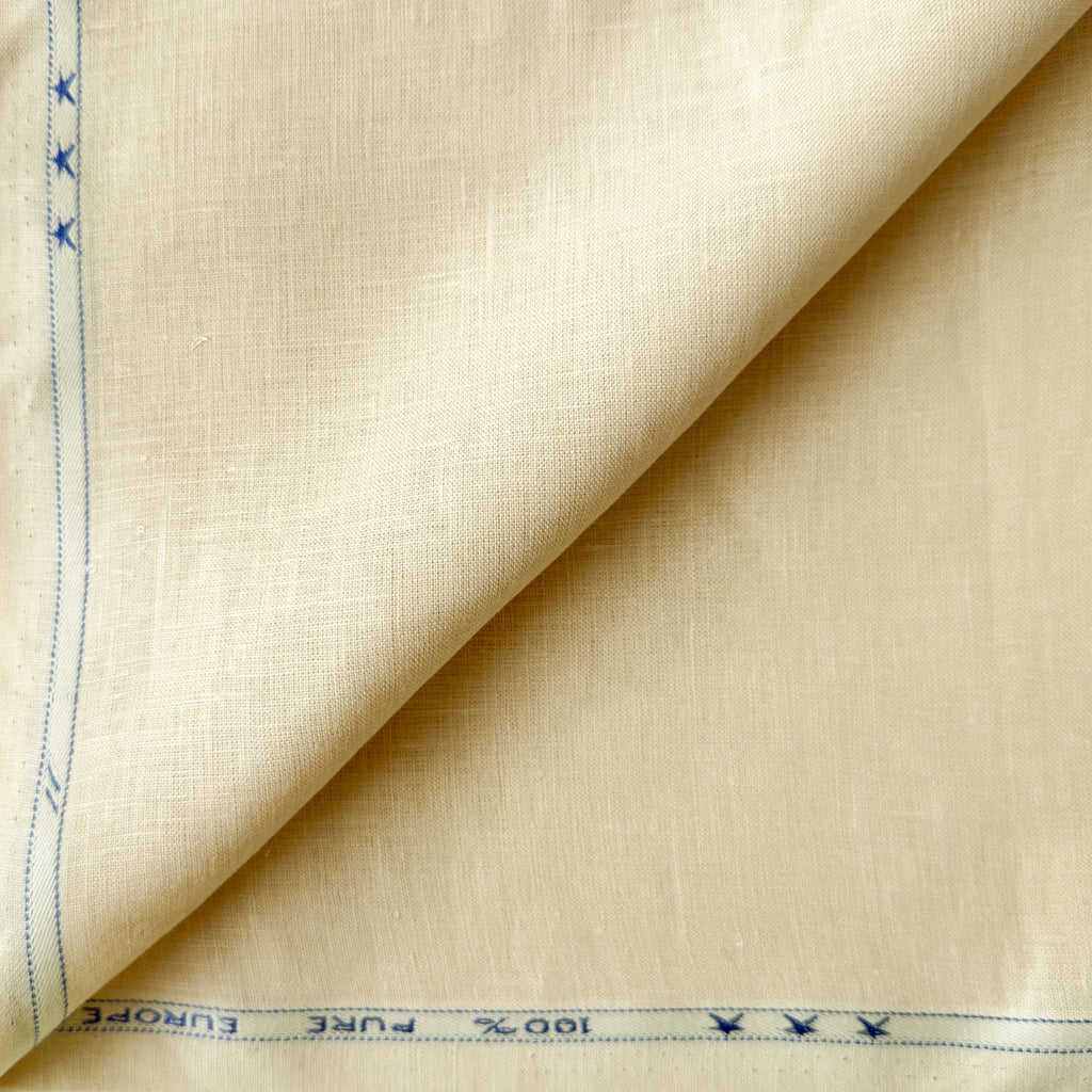 Premium Linen Fabric Fabric Khaki 60 LEA Linen Fabric