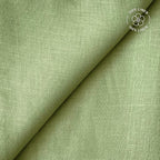 Premium Linen Fabric Fabric Light Olive Green 60 LEA Linen Fabric