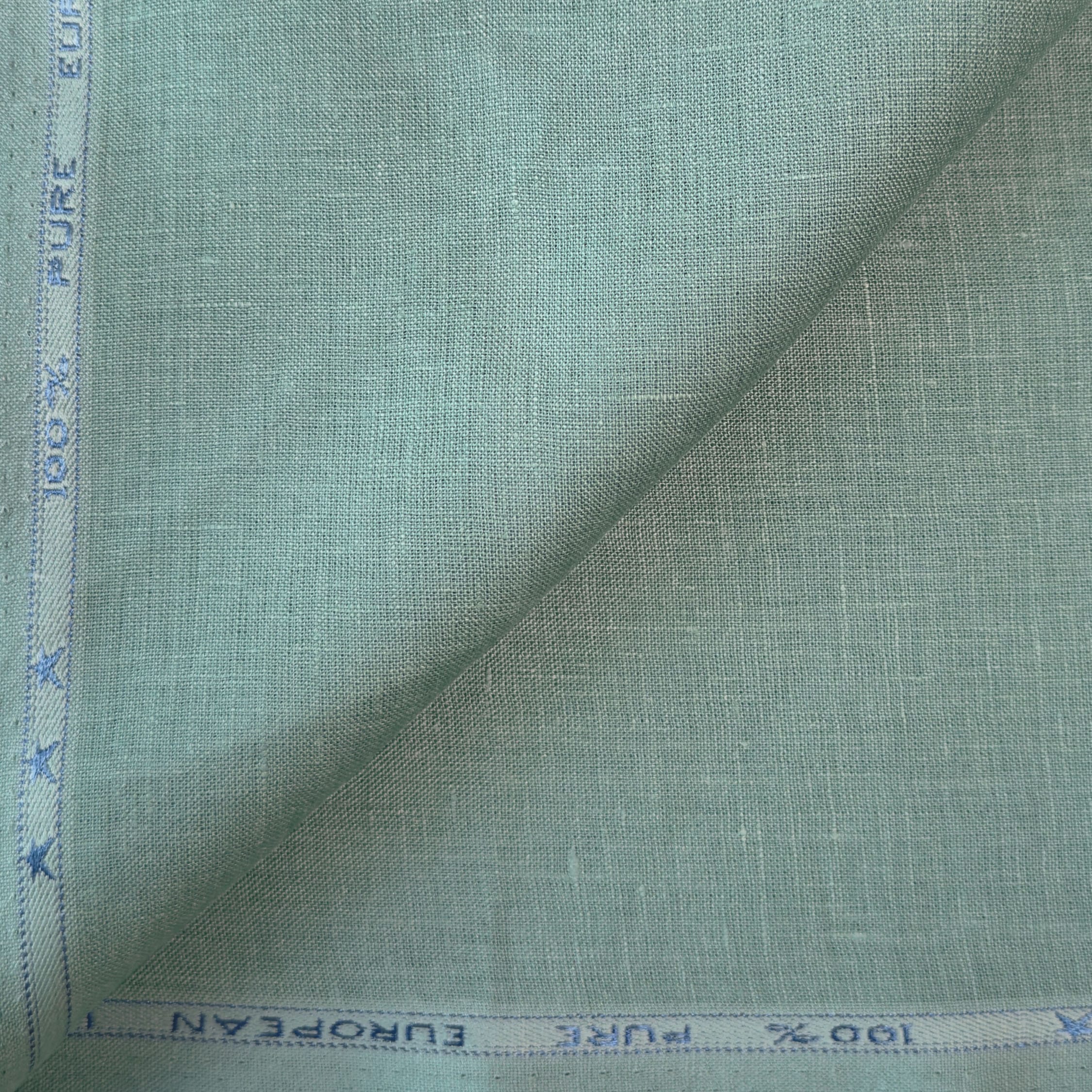 Premium Linen Fabric Fabric Light Sea Green 60 LEA Linen Fabric