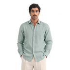 Premium Linen Fabric Fabric Light Sea Green 60 LEA Linen Fabric