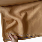 Premium Linen Fabric Fabric Mud Brown 60 LEA Linen Fabric