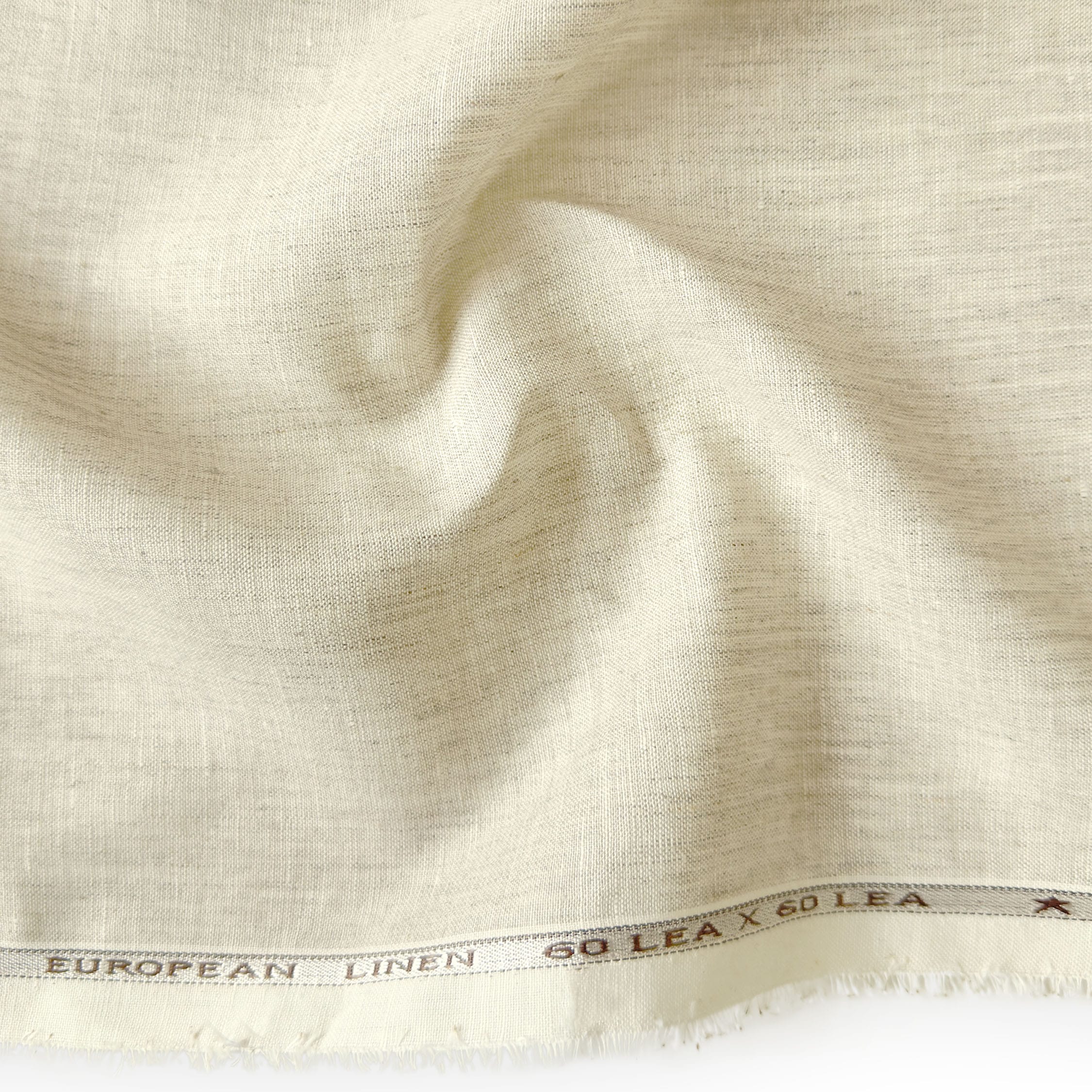 Natural Grey Linen Cut Piece