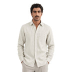 Premium Linen Fabric Fabric Natural Grey 60 LEA Linen Fabric