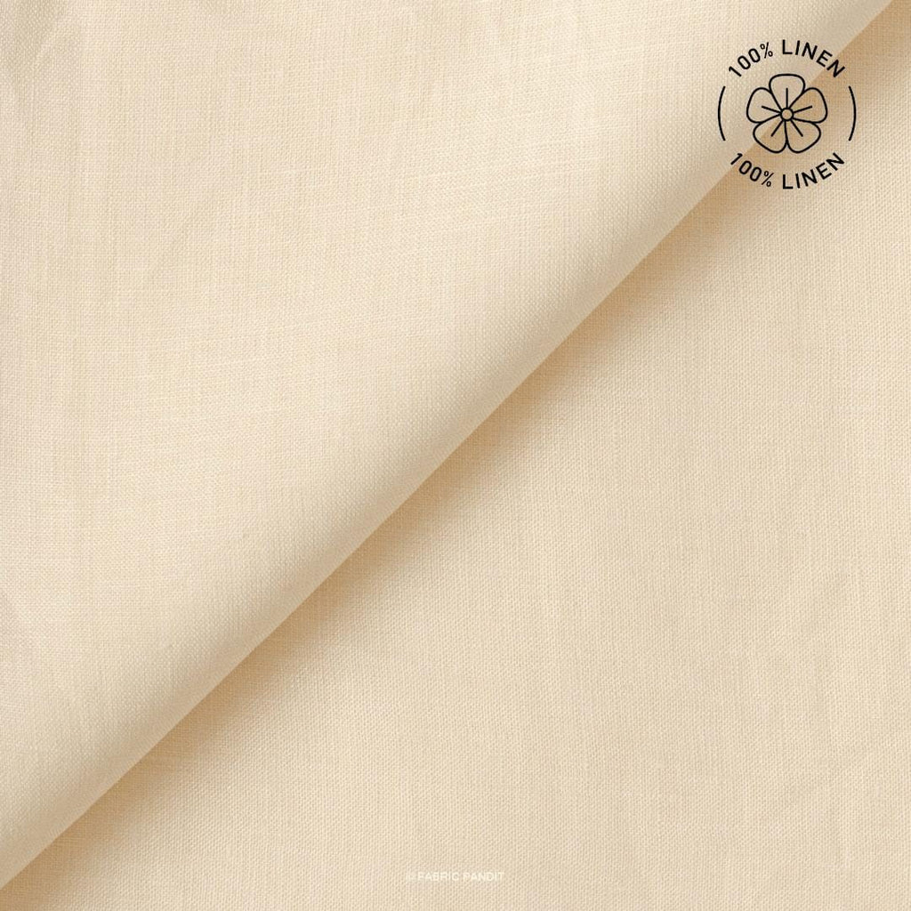 Premium Linen Fabric Fabric Off-White 60 LEA Linen Fabric