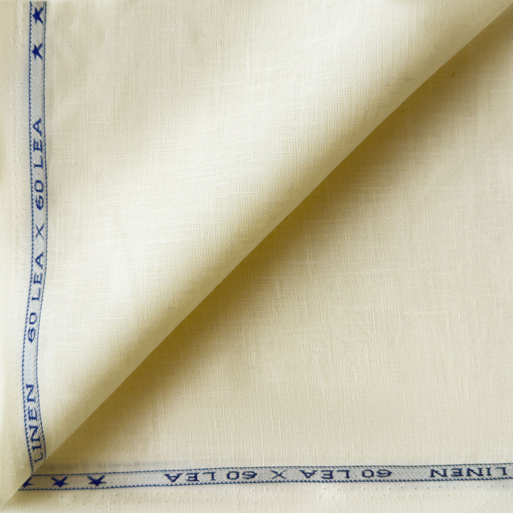 Premium Linen Fabric Fabric Off-White 60 LEA Linen Fabric