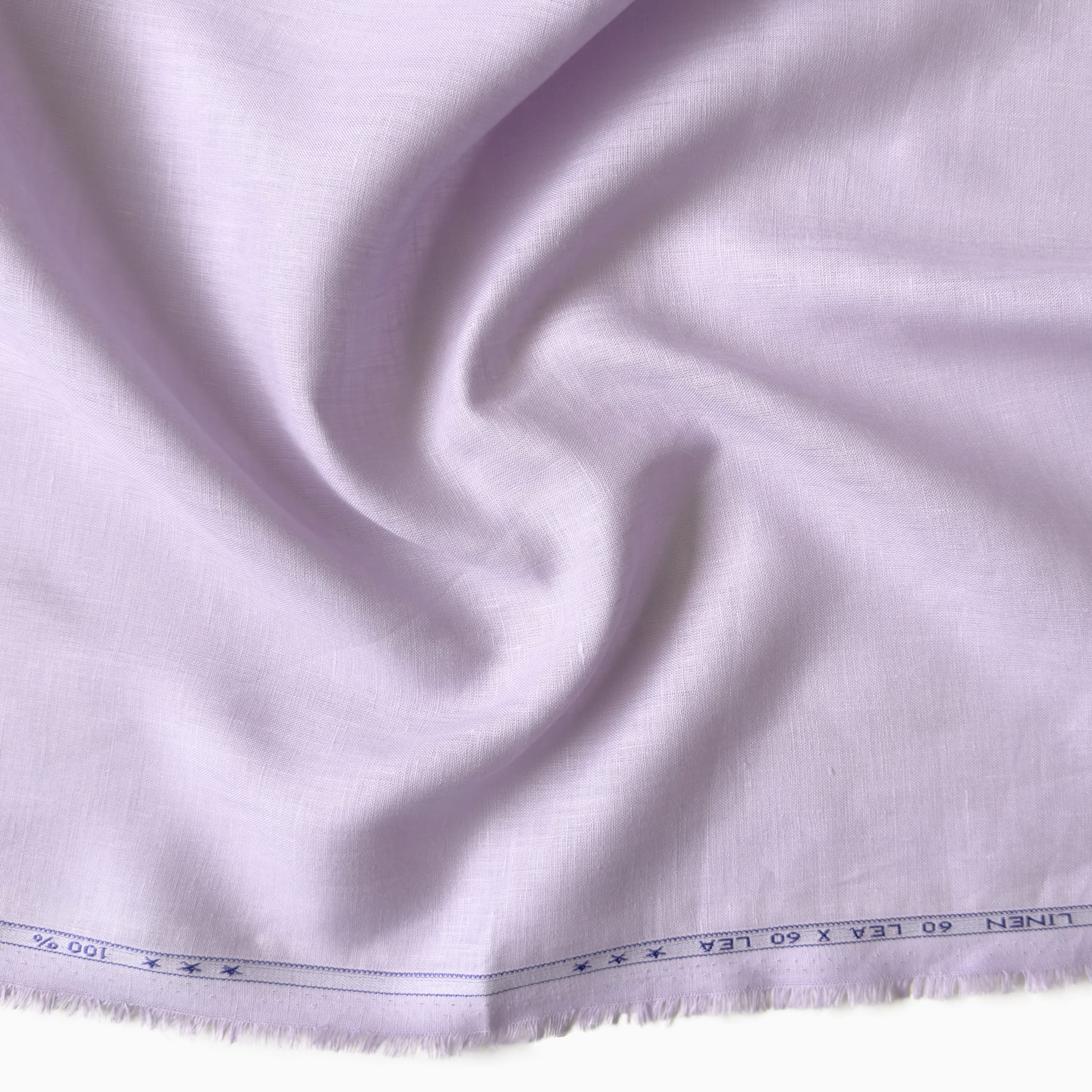 Premium Linen Fabric Fabric Pastel Lilac 60 Lea Linen Fabric