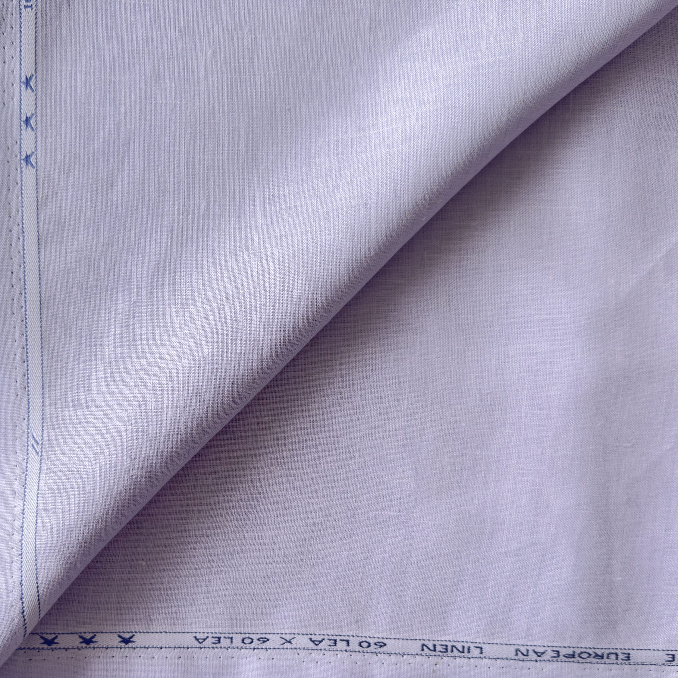 Premium Linen Fabric Fabric Pastel Lilac 60 LEA Linen Fabric