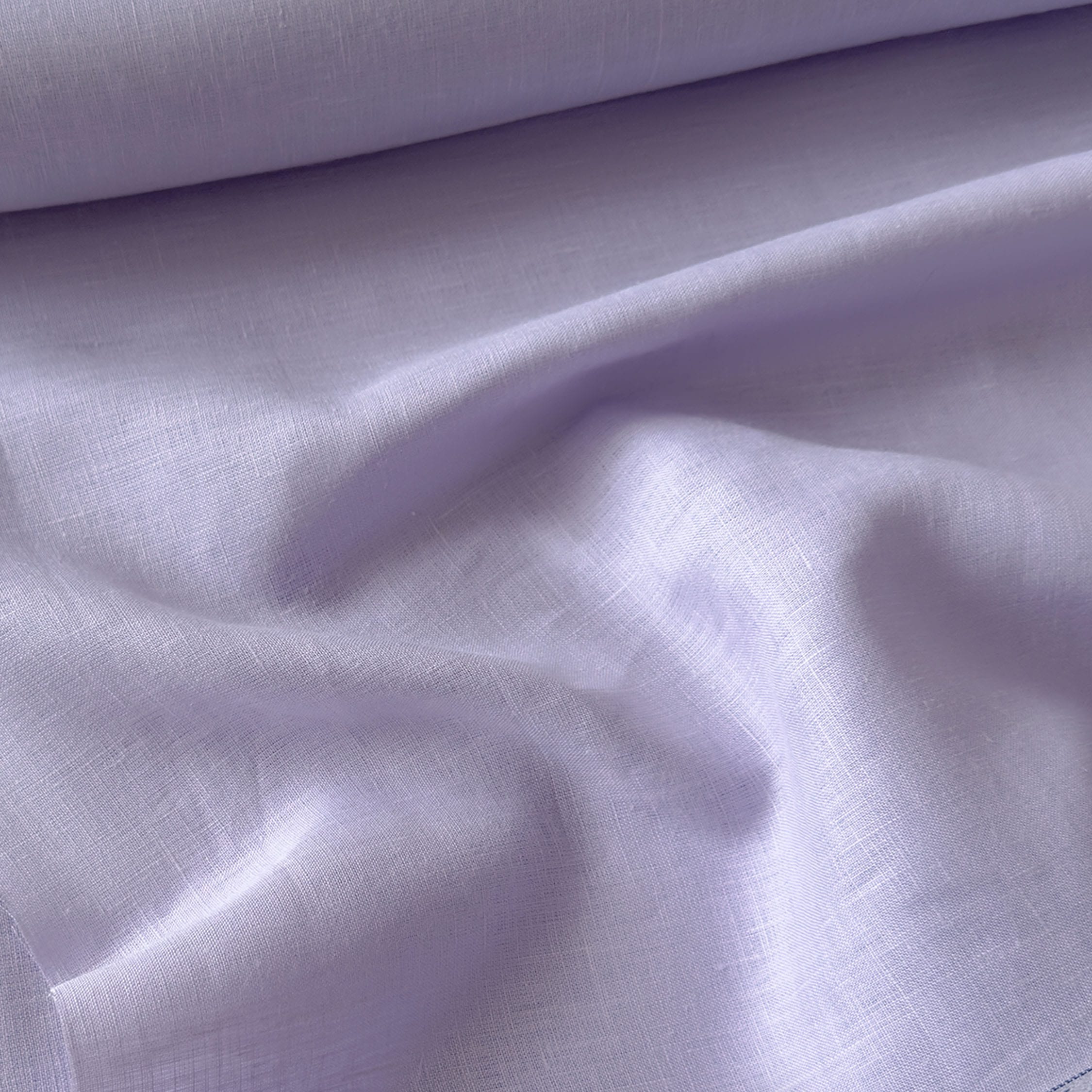 Premium Linen Fabric Fabric Pastel Lilac 60 LEA Linen Fabric