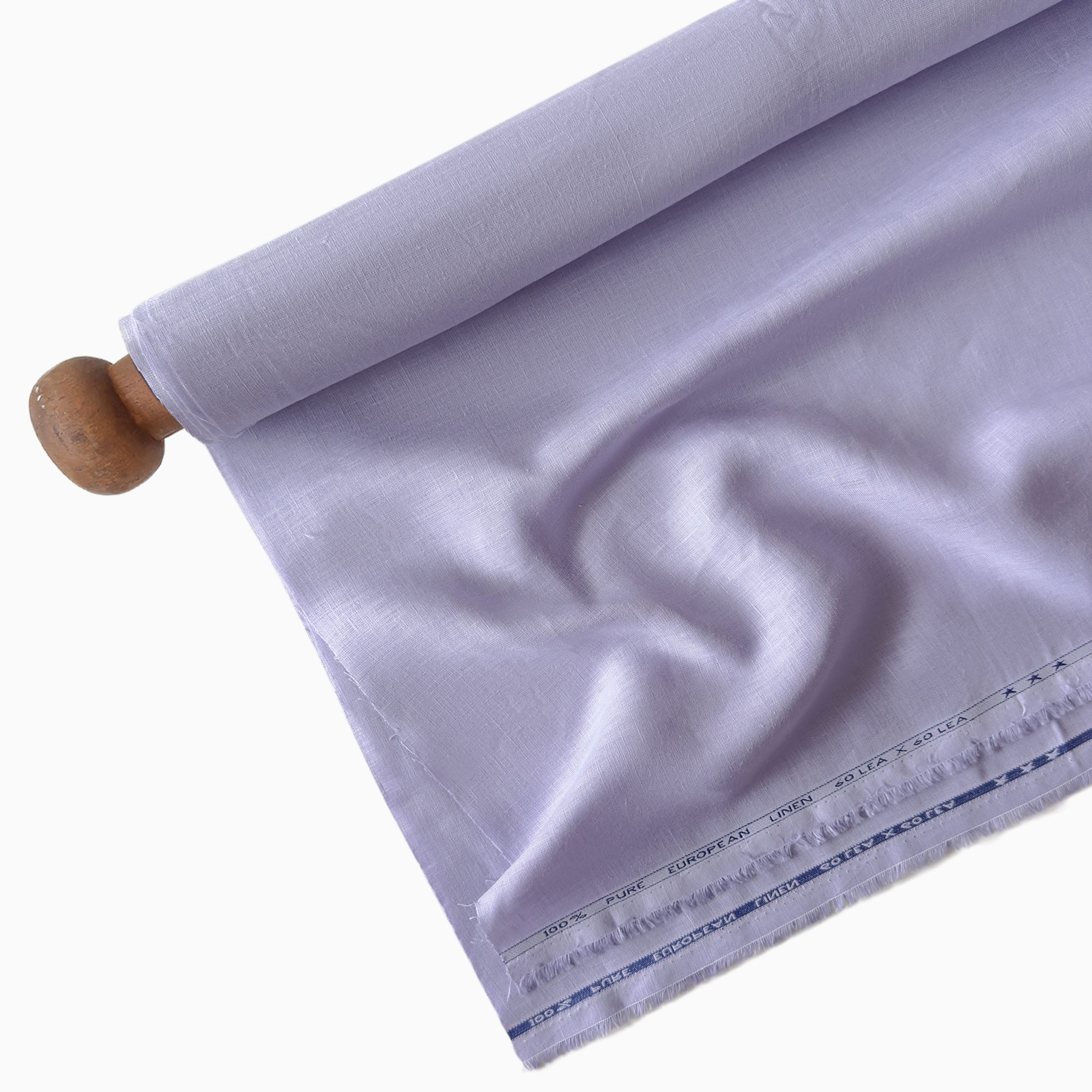 Premium Linen Fabric Fabric Pastel Lilac 60 LEA Linen Fabric