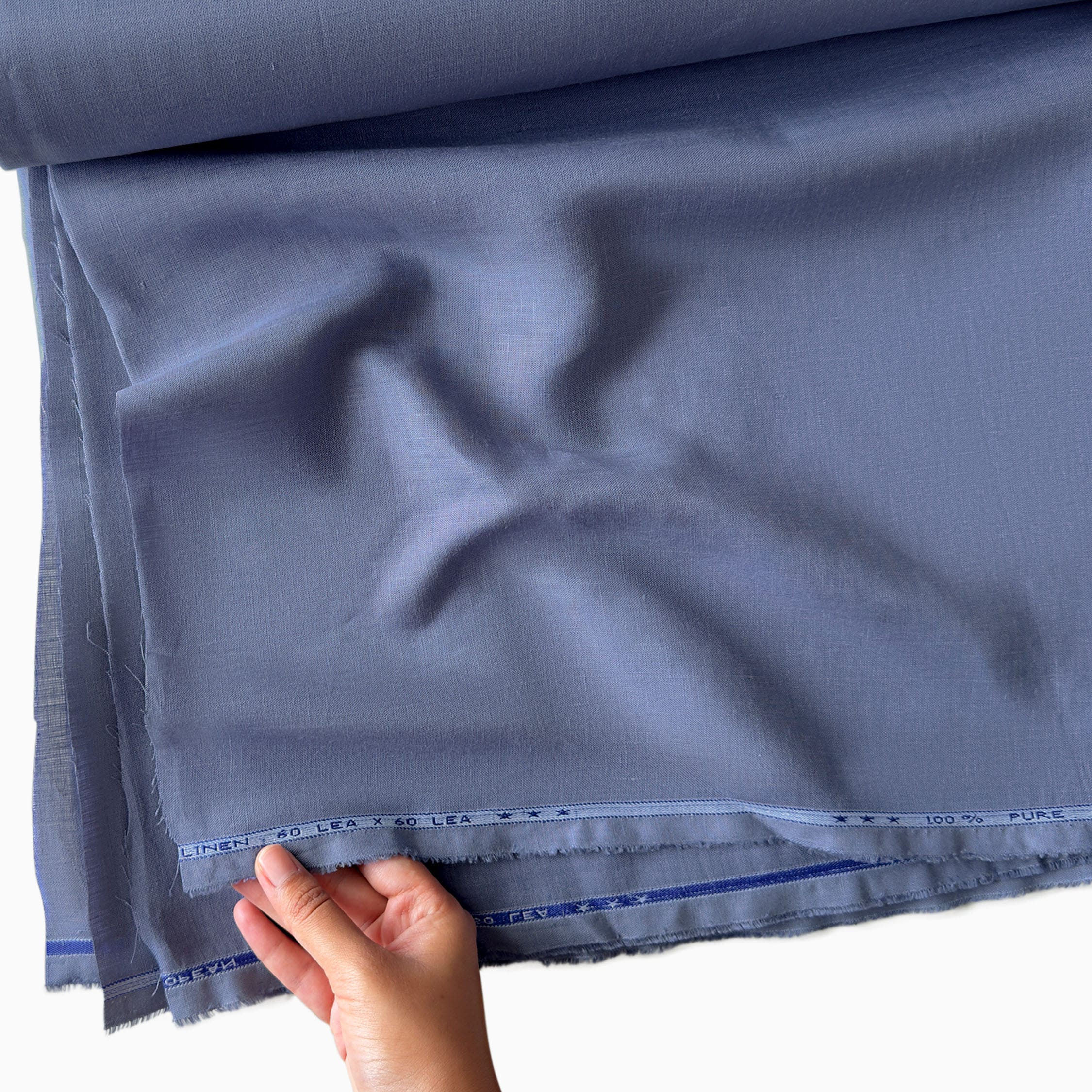 Premium Linen Fabric Fabric Persian Violet 60 LEA Linen Fabric