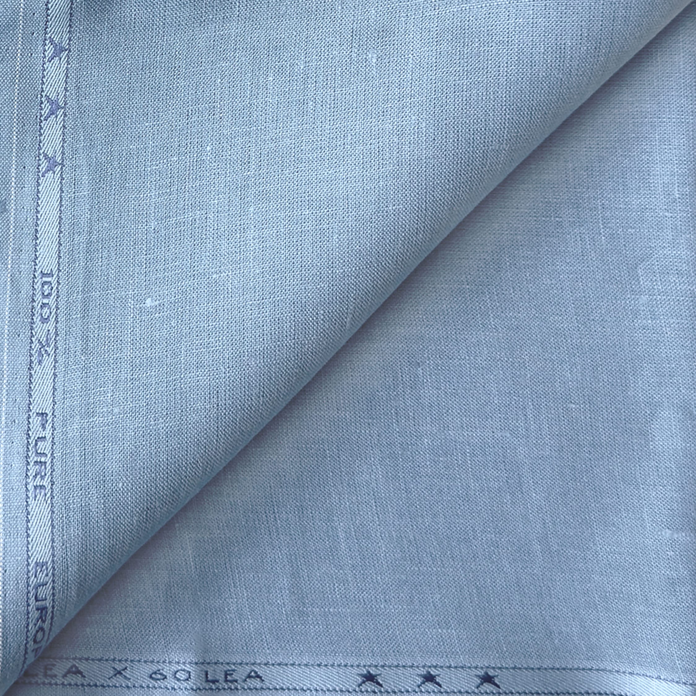 Premium Linen Fabric Fabric Placid Blue 60 Lea Linen Fabric