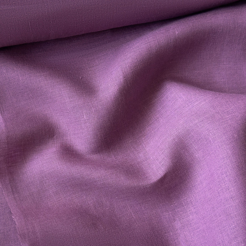 Premium Linen Fabric Fabric Plum 60 LEA Linen Fabric