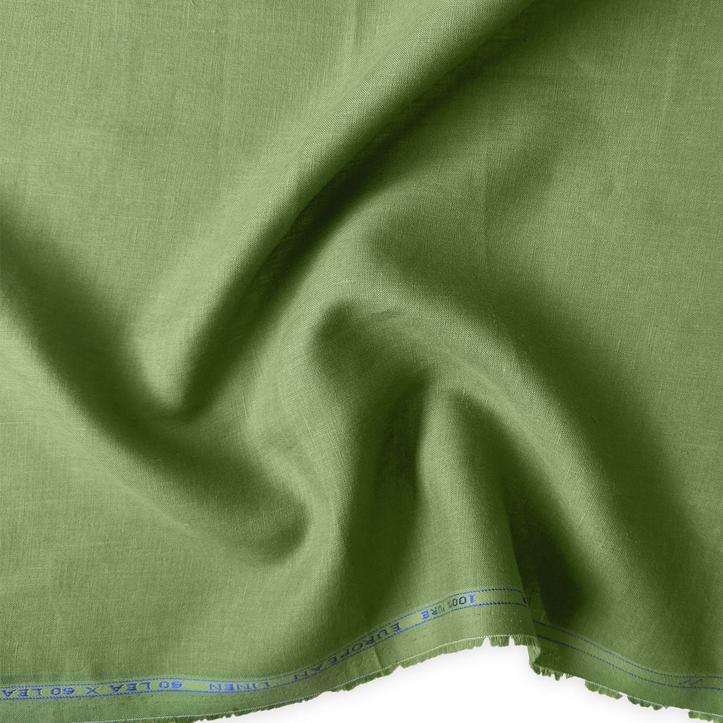 Premium Linen Fabric Fabric Sage Green 60 Lea Linen Fabric