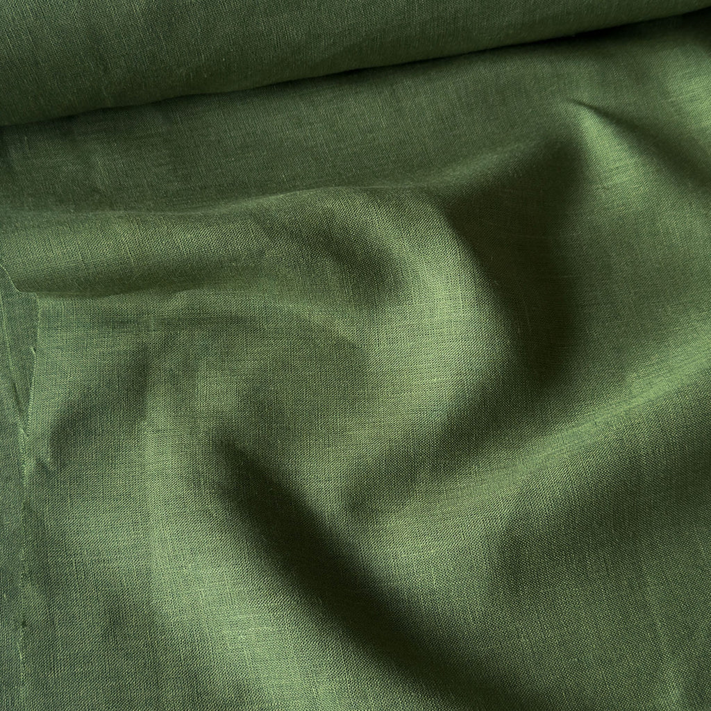 Premium Linen Fabric Fabric Sage Green 60 LEA Linen Fabric
