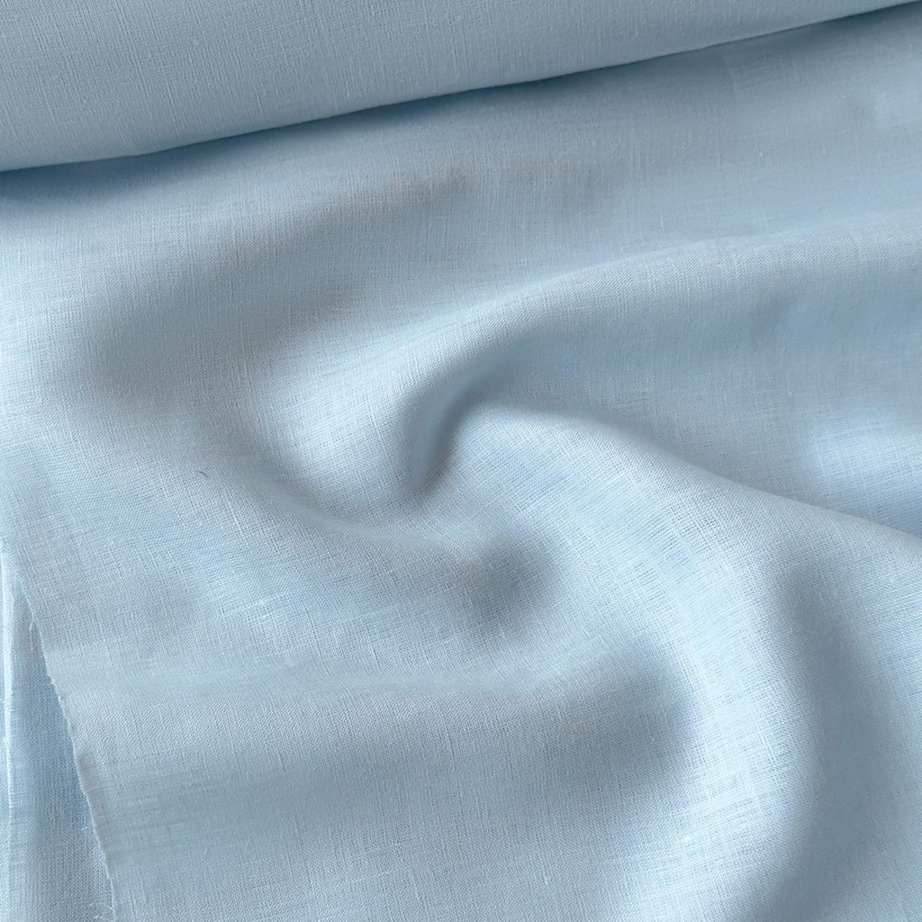 Premium Linen Fabric Fabric Sky Blue 60 LEA Linen Fabric