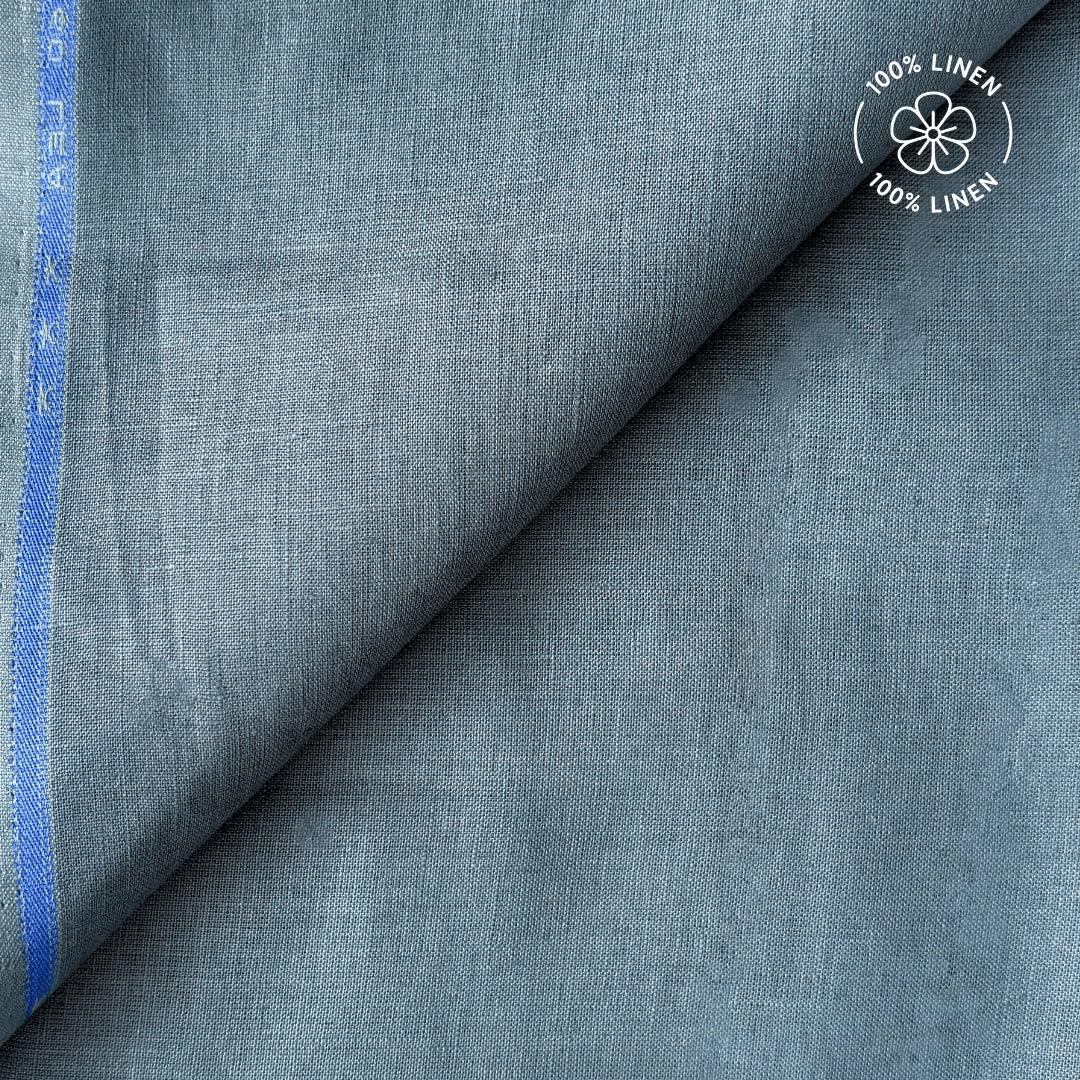 Premium Linen Fabric Fabric Slate Grey 60 LEA Linen Fabric