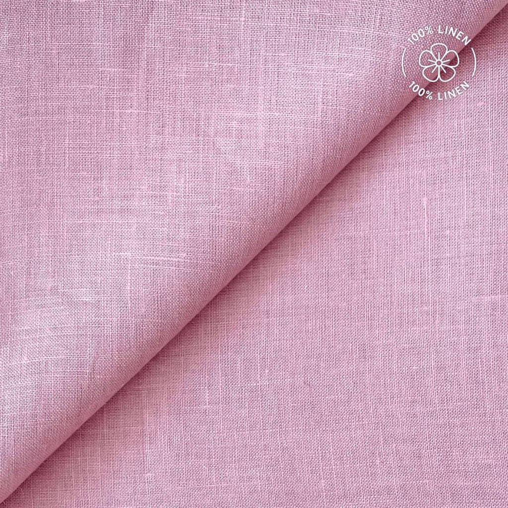 Premium Linen Fabric Fabric Soft Pink 60 LEA Linen Fabric