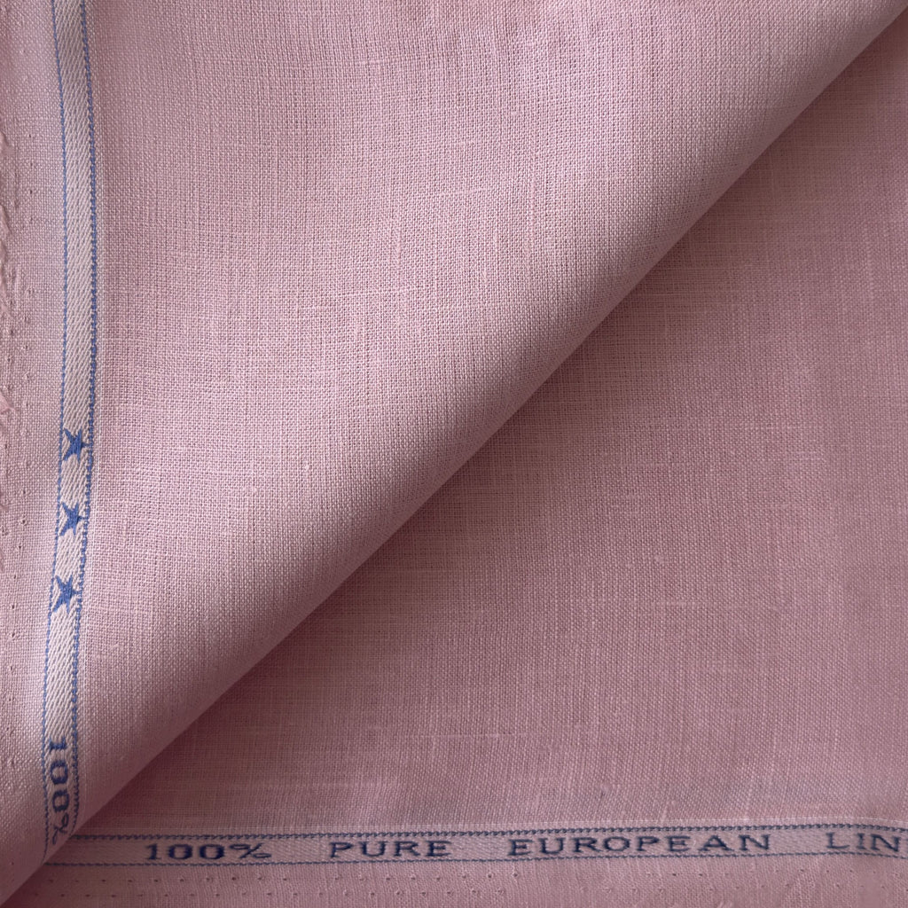 Premium Linen Fabric Fabric Soft Pink 60 LEA Linen Fabric