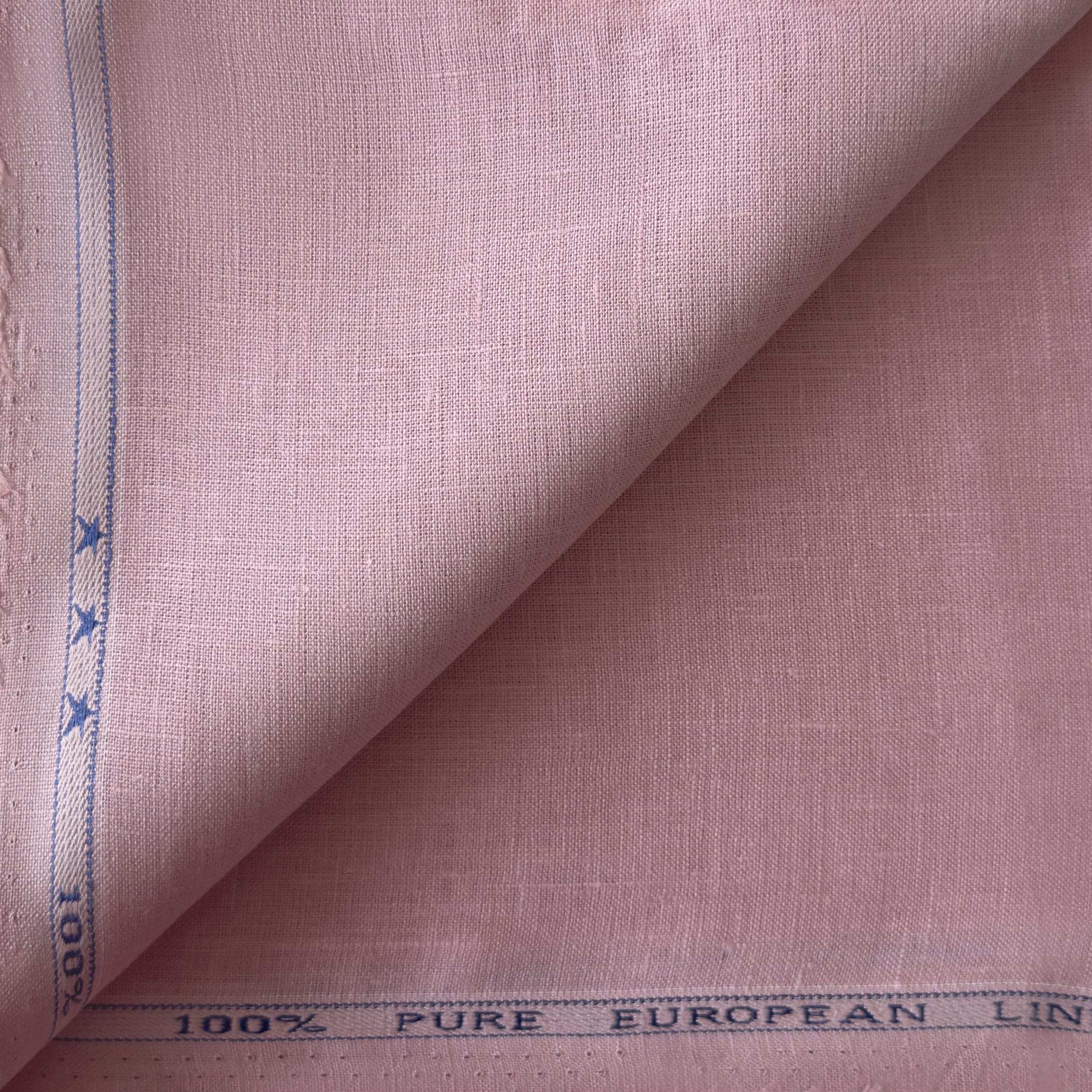 Premium Linen Fabric Fabric Soft Pink 60 LEA Linen Fabric