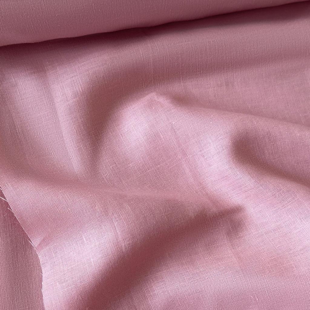 Premium Linen Fabric Fabric Soft Pink 60 LEA Linen Fabric