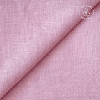 Premium Linen Fabric Fabric Soft Pink Plain Premium 60 Lea Pure Linen Shirting Fabric (Width 58 Inches)