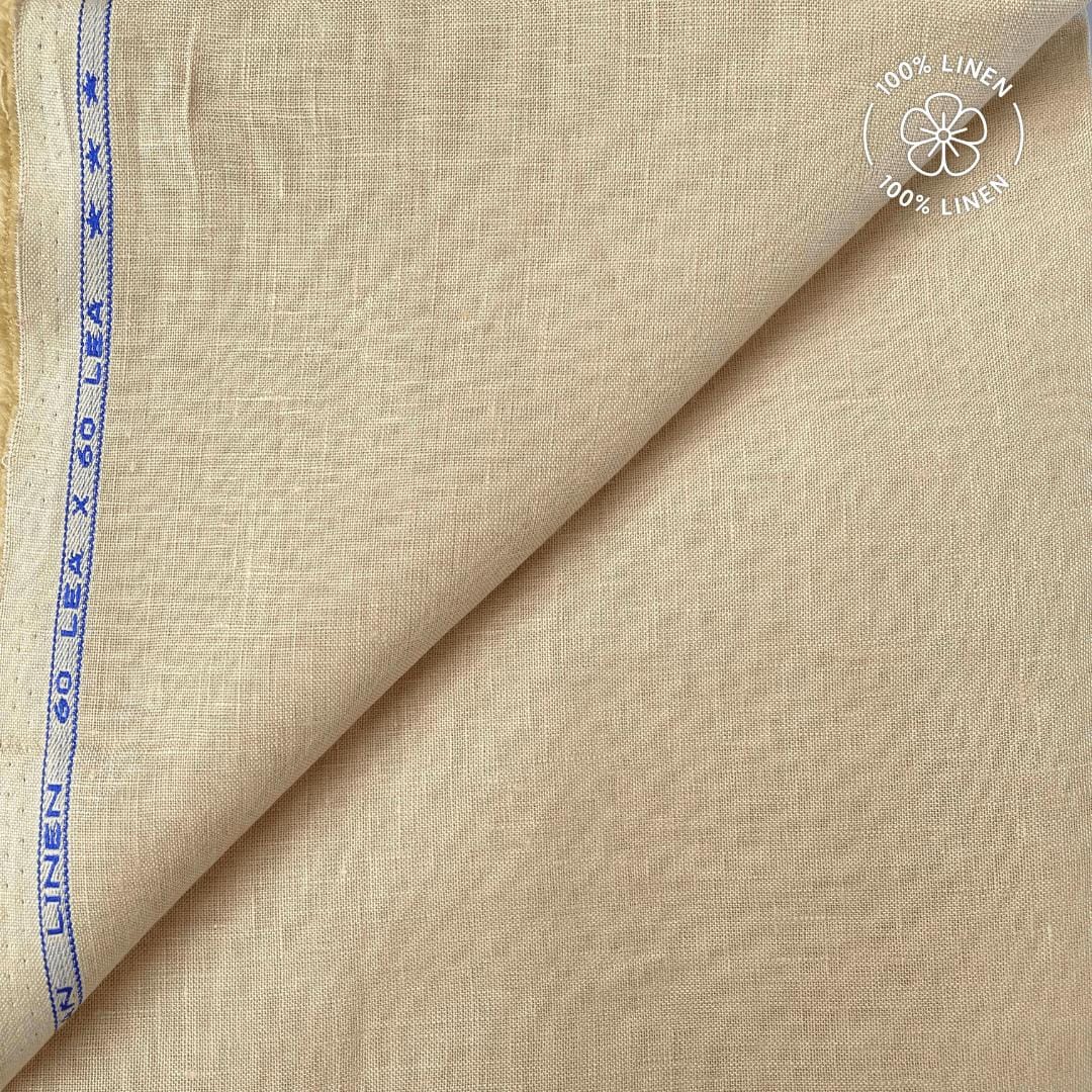 Premium Linen Fabric Fabric Tuscan Beige 60 LEA Linen Fabric
