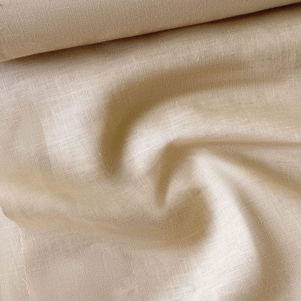 Premium Linen Fabric Fabric Tuscan Beige 60 LEA Linen Fabric