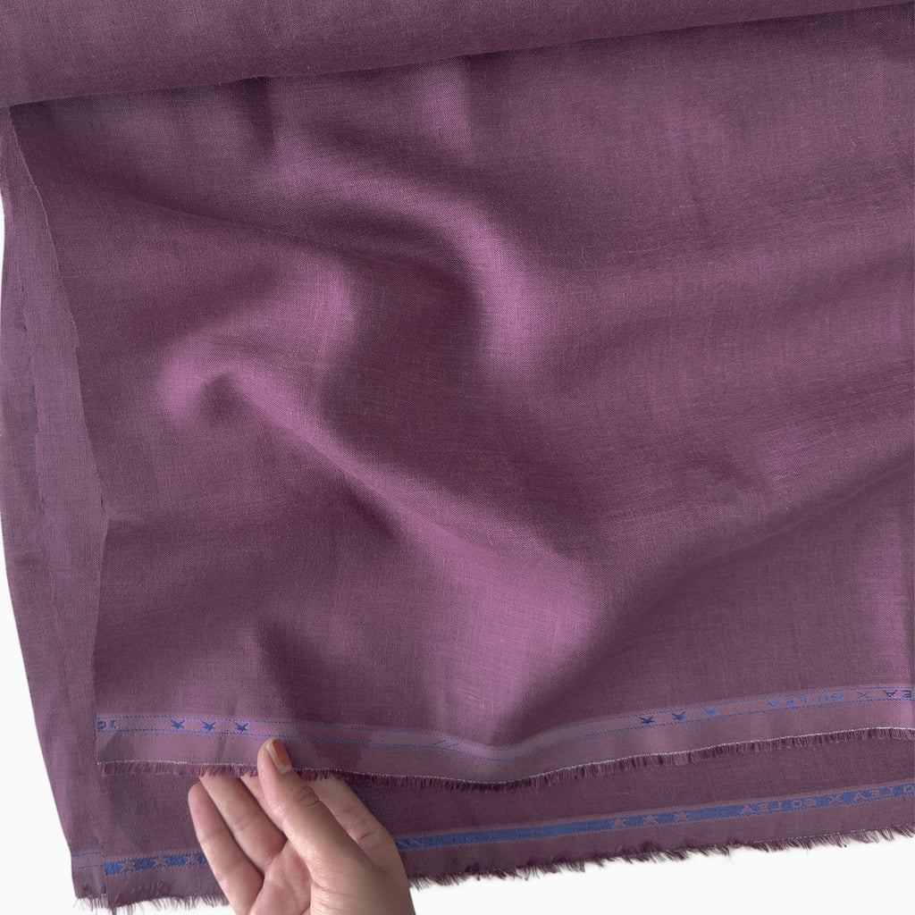 Premium Linen Fabric Fabric Wine 60 LEA Linen Fabric