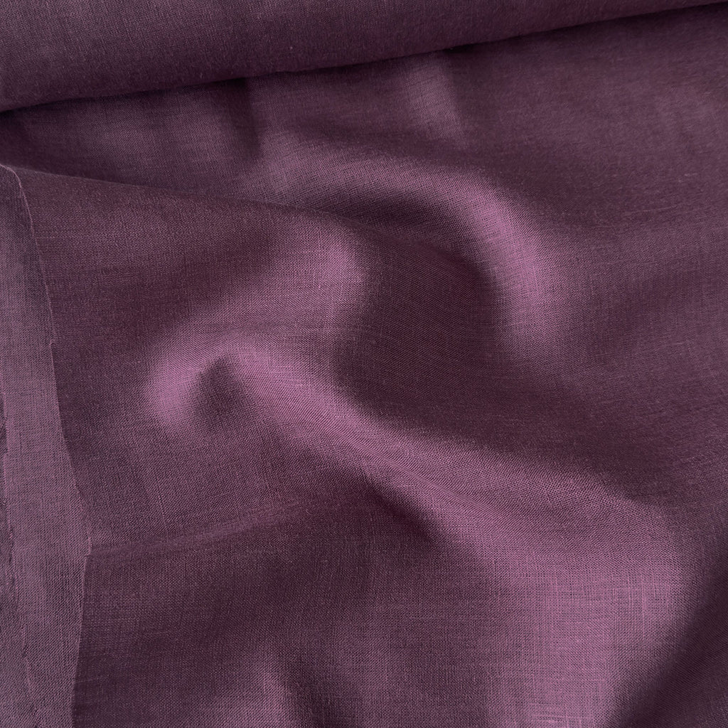 Premium Linen Fabric Fabric Wine 60 LEA Linen Fabric