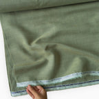 Premium Linen Stripes & Checks Fabric Dusty Green & White Stripes 60 LEA Linen Fabric