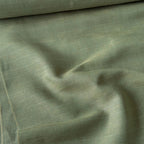 Premium Linen Stripes & Checks Fabric Dusty Green & White Stripes 60 LEA Linen Fabric