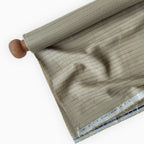 Premium Linen Stripes & Checks Fabric Earthy Brown & Violet Stripes 60 LEA Linen Fabric