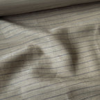 Premium Linen Stripes & Checks Fabric Earthy Brown & Violet Stripes 60 LEA Linen Fabric